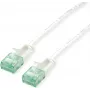 SECOMP ROLINE RM UTP Patchkabel Cat.6A Class EA Slim Weiß 0,5m 21.45.3462