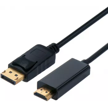 SECOMP STANDARD DisplayPort-Kabel DP auf HDTV, ST/ST, Schwarz, 3 m (S3677)