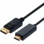 SECOMP STANDARD DisplayPort-Kabel DP auf HDTV, ST/ST, Schwarz, 3 m (S3677)