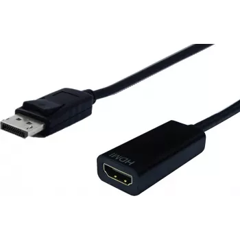SECOMP STANDARD DisplayPort-auf-HDMI-Adapter, v1.2, DP Stecker auf HDMI Buchse (S3204)