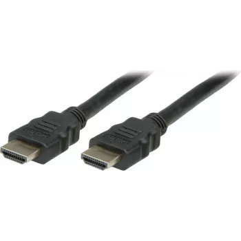 SECOMP STANDARD HDMI Ultra HD Kabel mit Ethernet, ST/ST, Schwarz, 1 m (S3700)