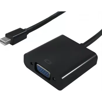 SECOMP STANDARD Mini DisplayPort auf VGA Adapter, 1920x1200, Weiß, 15cm S3205
