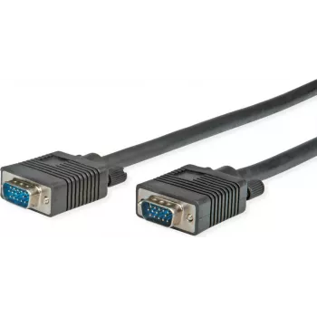 SECOMP STANDARD SVGA-Kabel HD15 ST - ST, Schwarz, 10 m (S3605)