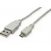 SECOMP STANDARD USB 2.0 Kabel, USB A Stecker auf Micro USB B Stecker, 3 m, Schwarz S3153