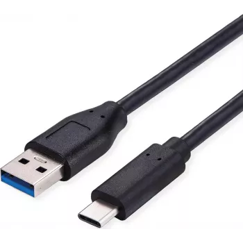 SECOMP Standard USB 3.2 Gen 1 Kabel, USB A auf C, 0,5 m, Schwarz (S3015)