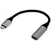SECOMP STANDARD USB-C auf Mini DisplayPort 1.2 Adapterkabel, 0,2 m, Schwarz S3216
