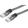 SECOMP STANDARD UTP Patchkabel Cat.6 (Class E), Schwarz, 3 m S1763
