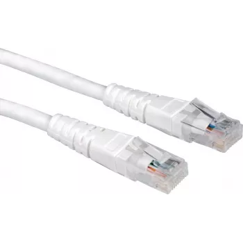 SECOMP STANDARD UTP Patchkabel Cat.6 (Class E), Weiß, 5 m (S1775)