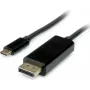 SECOMP USB-C auf DisplayPort Adapterkabel 1.2 ST/ST 2m Schwarz S3733