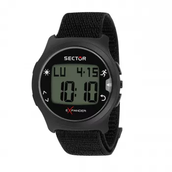 SECTOR MAN R3251530001 51x46mm Quarz-Chronograph Uhr blaues Silikonarmband