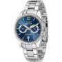 SECTOR MAN R3253240006 41 mm Quarz Uhr Edelstahl Schwarzes Zifferblatt Silbernes Armband