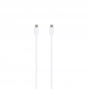 SEEK TOTI Type-C auf Type-C 1m PVC Datenkabel 3A Weiß