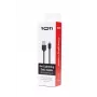SEEK TOTI USB-A auf Lightning, 2m PVC-Datenkabel 2A (non-MFI), Schwarz