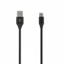 SEEK TOTI USB A auf Micro USB, 2m geflochtenes Kabel, 2A, Schwarz