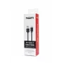 SEEK TOTI USB-A auf Type-C, 1m PVC Datenkabel 3A, Schwarz