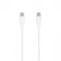 SEEK TOTI USB-C auf USB-C Silikonkabel 1m 3A Weiß