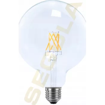 SEGULA LED Globe 125 Klar E27 6.5W 650Lm 2700K Warmweiß Dimmbar
