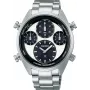 SEIKO SFJ001P1 Herren Solar-Quarz-Chronograph Uhr 42mm Edelstahl