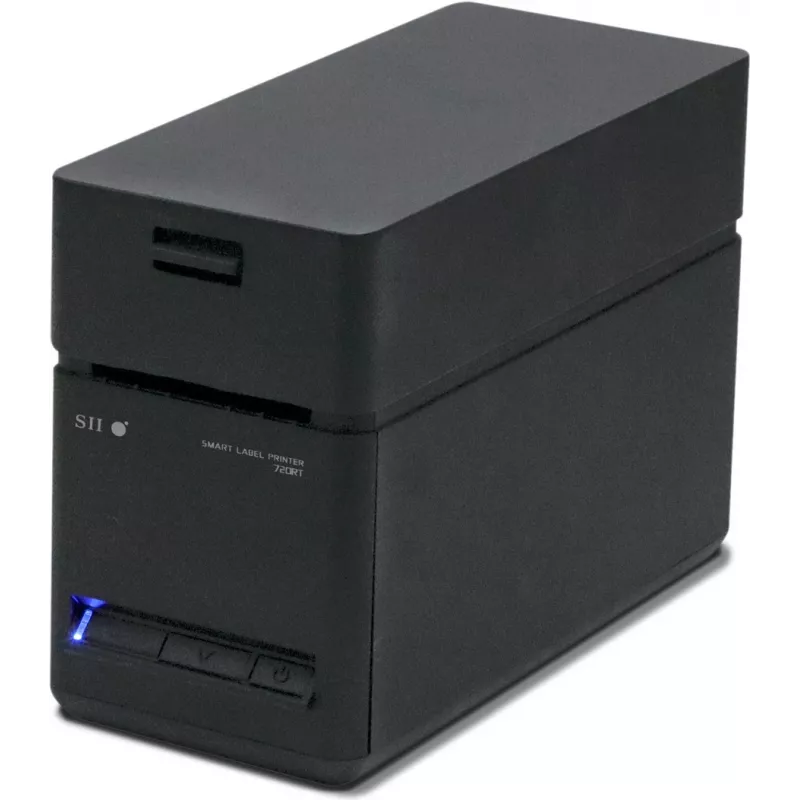 SEIKO SLP-720RT LAN+USB Direkt-Thermo-Etikettendrucker, 203 dpi, 200 mm/s, Cutter, Schwarz