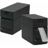 SEIKO SLP-720RT WLAN-Etikettendrucker, 300 dpi Direktthermo, USB/Ethernet/Wi-Fi, Automatischer Cutter, Schwarz/Grau