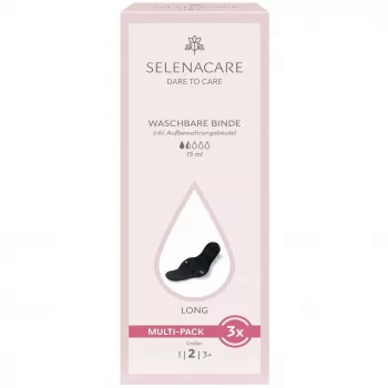 Selenacare Waschbare Einlagen (3er-Pack) - Wiederverwendbare Menstruationseinlagen für normale Stärke, weicher Bambus-Kohlefaser-Stoff, wasserdichtes PUL, maschinenwaschbar, Oeko-Tex zertifiziert