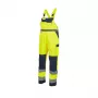 Semi-Kombination Warnschutz-Arbeitskleidung Set Klasse 3, fluoreszierendes Gelb/Marineblau, Größe M