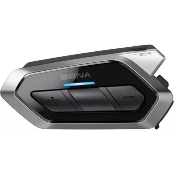SENA 50R Motorrad Bluetooth Mesh Intercom Headset mit Sound von Harman Kardon, Schwarz
