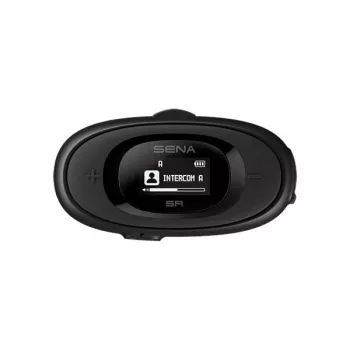 SENA 5R Motorrad-Bluetooth-Kommunikationssystem, A20-basiert, Schwarz, Doppelpack