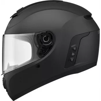 SENA Momentum EVO Motorcycle Smart Helmet mit Mesh-Intercom, Integralhelm, Matt Schwarz, Größe L (ECE 22.05)