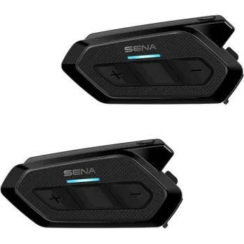 SENA SPIDER RT1 Mesh Motorcycle Intercom Dual Pack – Bluetooth 5.2, Mesh Intercom, Bis zu 12h Gesprächszeit