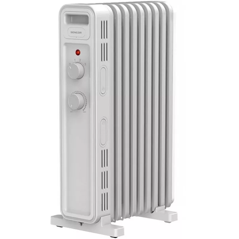 SENCOR SOH 3409WH Ölradiator, 2000 W, 9 Rippen, Weiß