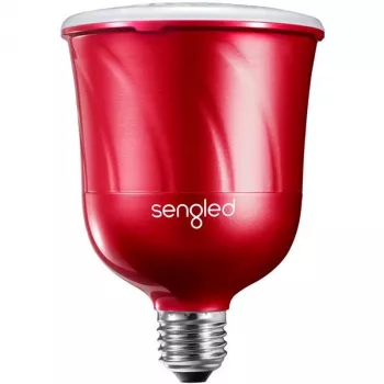 Sengled Pulse Satellite Red Smart LED-Lampe mit JBL-Lautsprecher (BR30, E26, 600 lm, 2700K)