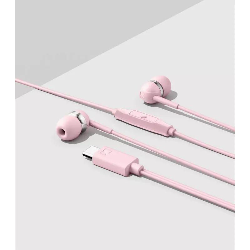 Sennheiser CX 80U Kabelgebundene In-Ear-Kopfhörer mit Mikrofon und Inline-Fernbedienung, Sakura Pink, 17 Hz - 20 kHz