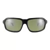 SERENGETI Herren-Sonnenbrille SS571006-S - Satin Black Rahmen, Drivers Gold Gläser, 63/17/130 mm