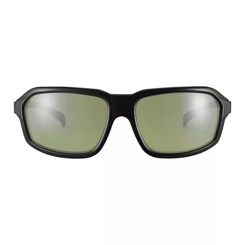 SERENGETI Herren-Sonnenbrille SS571006-S - Satin Black Rahmen, Drivers Gold Gläser, 63/17/130 mm