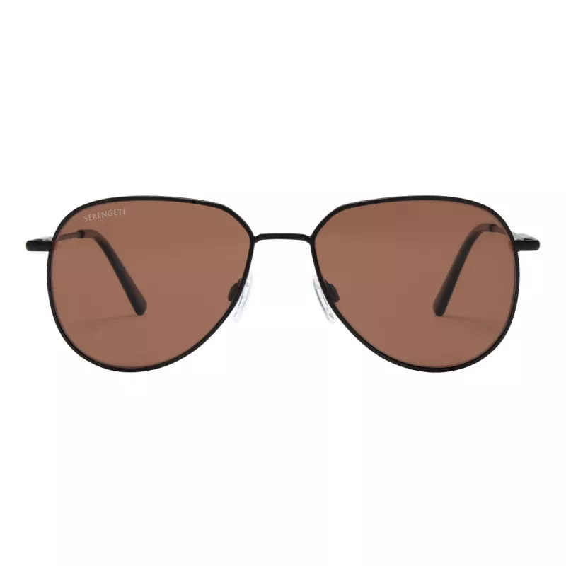 SERENGETI Sestriere Herren-Sonnenbrille SS543002 Satin Black Drivers Gradient 56/16/150 mm