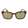 SERENGETI SS575006 Unisex Sonnenbrille - Satin Black Nylonrahmen, photochromatische polarisierte Mineralglasgläser, 52 mm