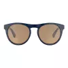 SERENGETI Unisex Sonnenbrille SS572003-S Satin Black Rechteckiger Rahmen Braune Polarisierte Drivers Gläser 53/20/140 mm