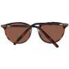 SERENGETI Women 8844 Sonnenbrille - Cat-Eye / Butterfly, photochromatisch, polarisiert, Drivers Brown Glas, glänzend schwarzer Rahmen