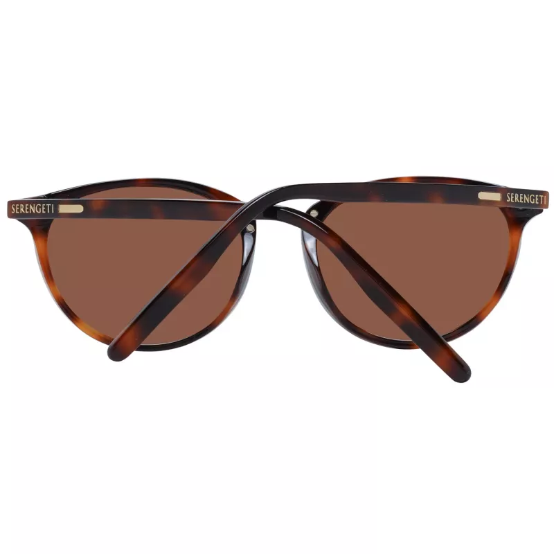 SERENGETI Women 8844 Sonnenbrille - Cat-Eye / Butterfly, photochromatisch, polarisiert, Drivers Brown Glas, glänzend schwarzer Rahmen