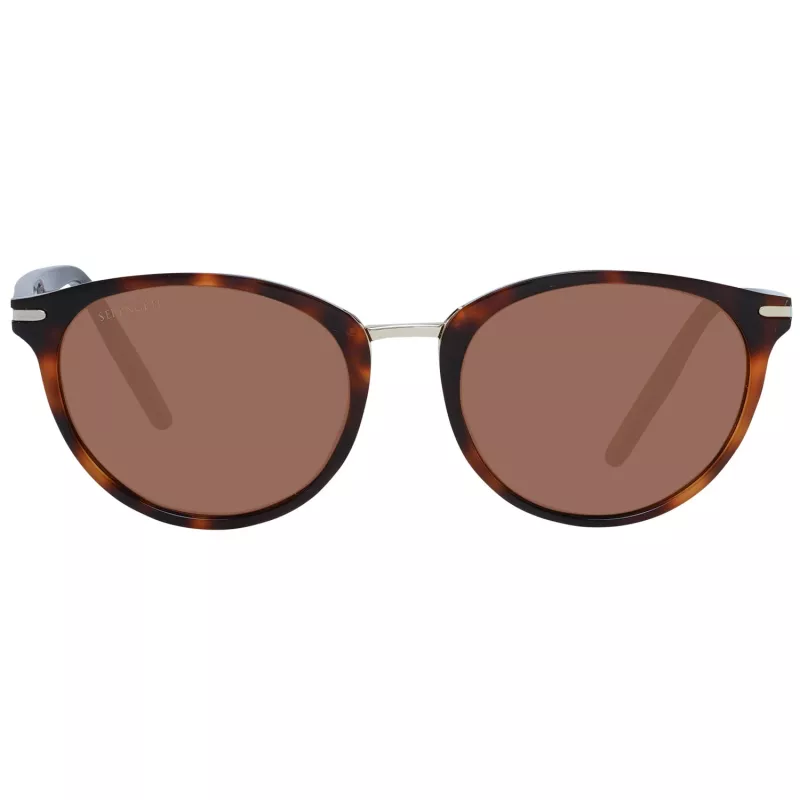SERENGETI Women 8844 Sonnenbrille - Cat-Eye / Butterfly, photochromatisch, polarisiert, Drivers Brown Glas, glänzend schwarzer Rahmen