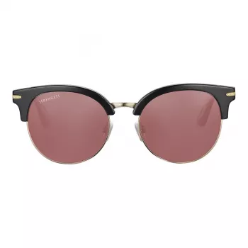 SERENGETI Damen Sonnenbrille SS560001 - Havanna Acetatrahmen, Braune photochrome Mineralglasgläser, 53 mm
