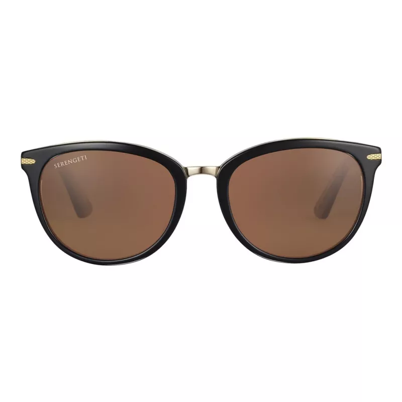 SERENGETI Damen Sonnenbrille SS561005 - Photochrome polarisierte Mineralglasgläser - Acetatrahmen - 52/18/140 mm