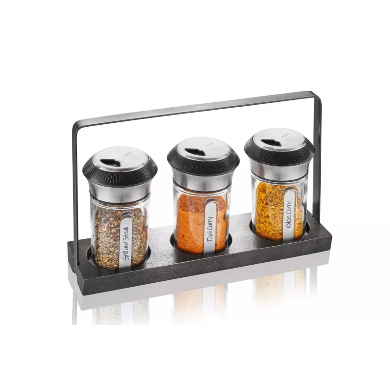 Set mit 3 Gefu X-plosion Gewürzbehältern G-34654
