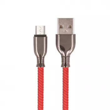 Setty USB-A auf Micro-USB Kabel 1,0 m 3A Schnellladung Rot FC-M