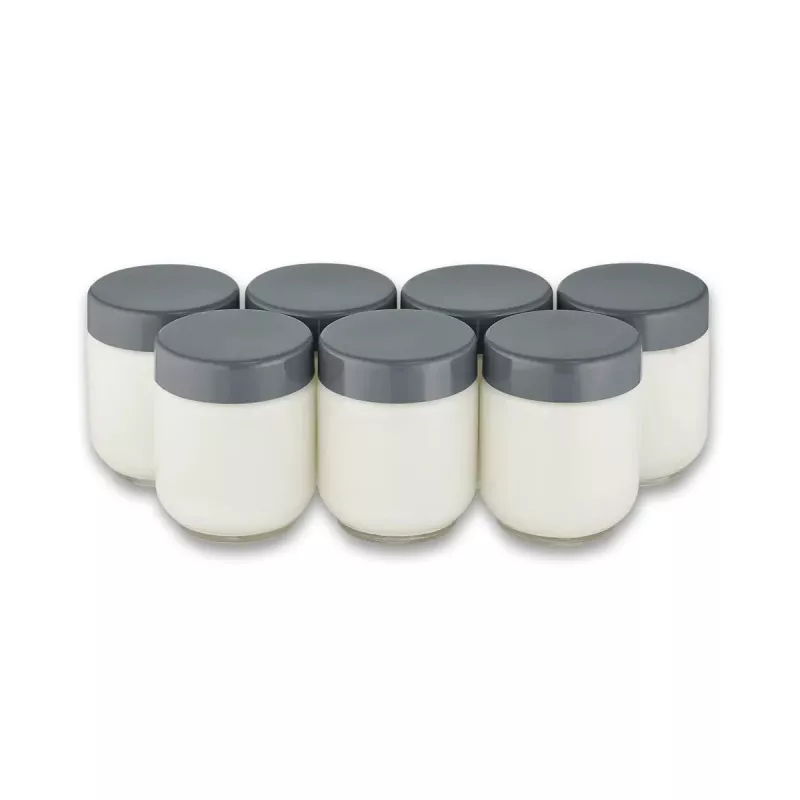 Severin JG 3510 Joghurtbereiter, 7 x 150 ml Gläser, 13 W, Weiß