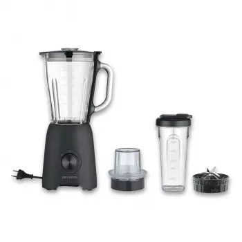 SEVERIN SM 3724 Automatischer Milchaufschäumer & -wärmer, 500 W, Edelstahl, Schwarz