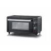 Severin TO 2062 Mini-Backofen, 9 L, 800 W, mit Rotisserie, Gebürsteter Edelstahl/Schwarz