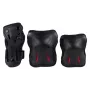 SFR Triple Pads Set Candi L - Knie-, Ellenbogen- und Handgelenkschoner für Rollschuhlaufen, Skateboarden, Scooterfahren, Radfahren