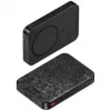 SHARGE CarbonMag 10K kabellose Powerbank, 10.000mAh, Qi2 15W, USB-C 20W, Schwarz YDD-SG-C2TXWCX-HEI